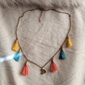 Disney Mickey Mouse Tassle Choker Necklace